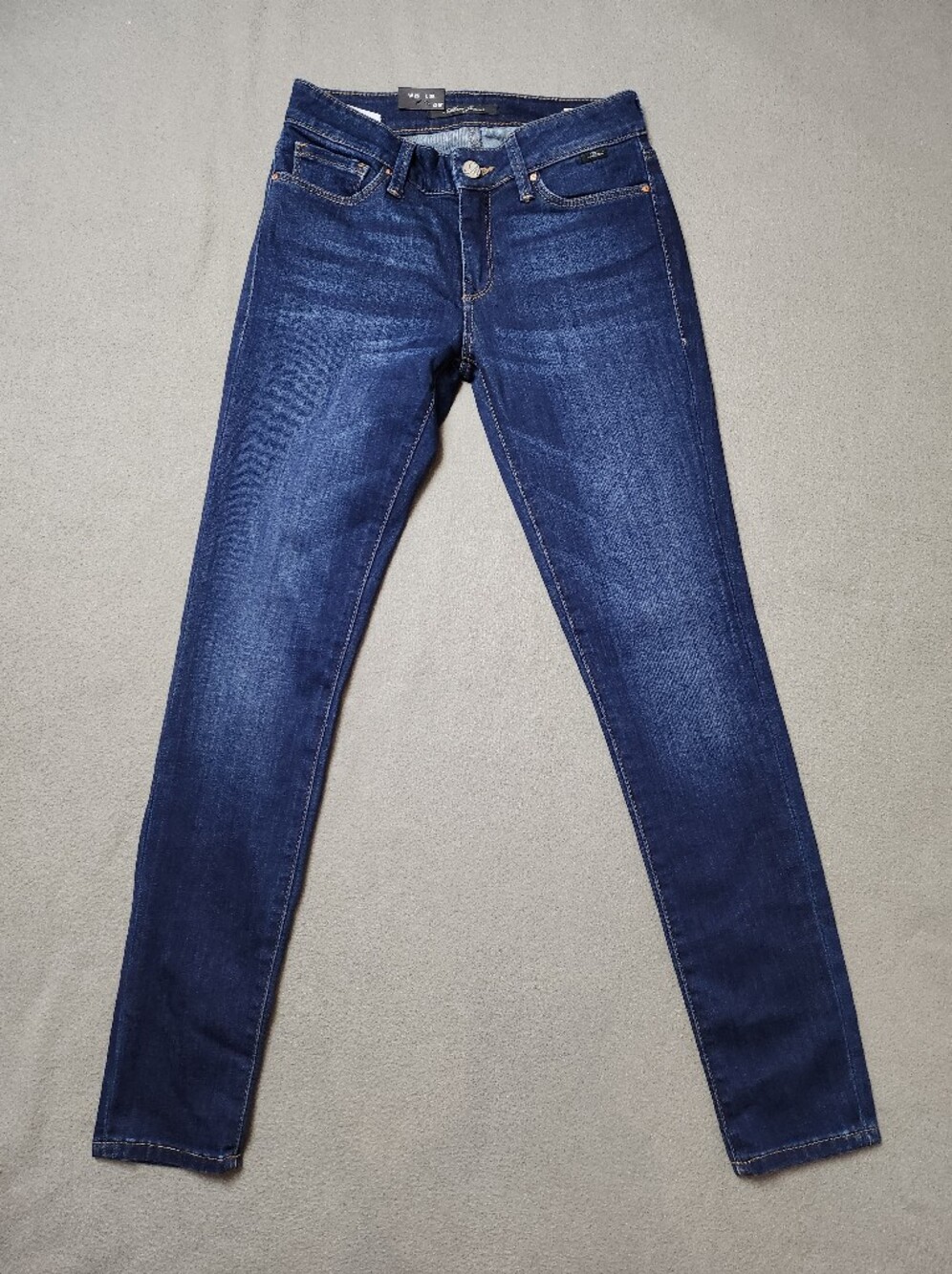 Nwt Mavi Adriana Jeans Mid Rise Super Skinny Sz 25